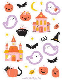 Halloween Stickers - 1 Stickervel met 25 Stickers