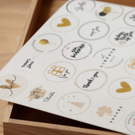 Cadeau Stickers voor Diverse Gelegenheden - 35 stickers