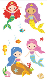 Fake Tattoos Mermaids - Tattoos for Kids