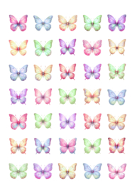 Vlinder Stickers