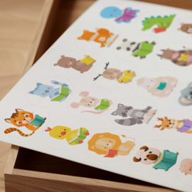 2 Grote Stickervellen - Letters Leren