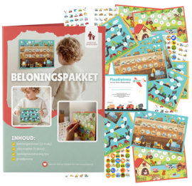 Beloningspakket voor Kinderen - 12 Grote Beloningskaarten - 315 Stickers en Diploma