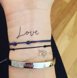 5 Beautiful Temporary LOVE Tattoos