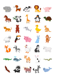 Animal Cuteness Stickers
