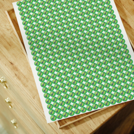 Groene Vinkjes Stickers - 3 Grote Stickervellen - 1104 Beloningsstickers