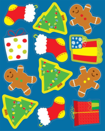 Kerstvakantie - 12 Stickers