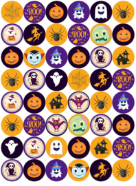Halloween Stickers - 48 stickers