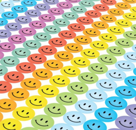 Beloningsstickers Smileys Klein 10mm- 368 Stickers Mega Set