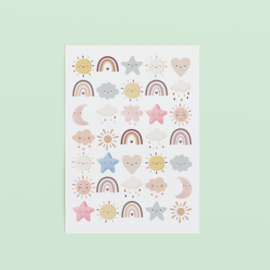 Schattige Regenbogen Stickers