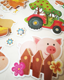 3D Stickers Boerderij IV