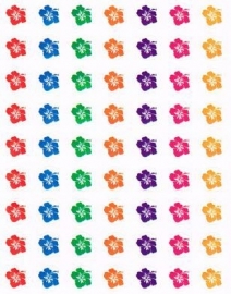 Mini Hibiscus - 63 Stickers