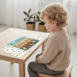 Beloningssysteem Bouwvoertuigen - 4 Grote Beloningskaarten & 105 Stickers