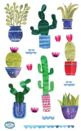 Cactussen - 16 Stickers