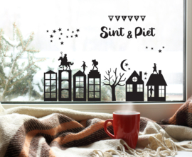 Raamstickers Sinterklaas