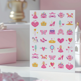 Pink Princess Stickers