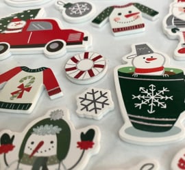 Foam Stickers Kerst