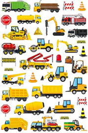 Stickervellen Transport - 4 Grote Stickervellen Voertuigen