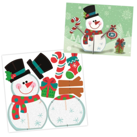 Bricoler avec du carton pour Noël - Feuille à imprimer