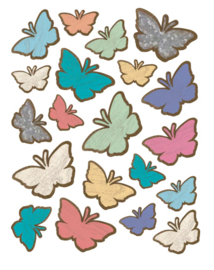 Vlinders - 20 Stickers