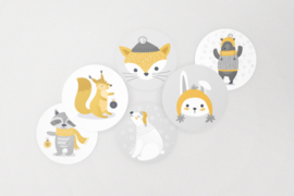Animaux d'hiver - 48 Stickers
