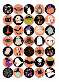 2 Grote Stickervellen Halloween en Herfst