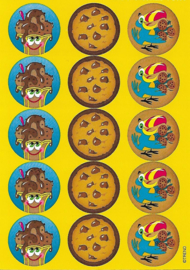 Chocoladekoekjes Geurstickers - Chocola - 15 stickers