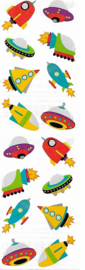 Razende Raketten - 16 Stickers