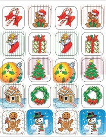 Kerstmis - 20 Stickers