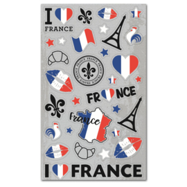 Stickervel Frankrijk - 31 Stickers