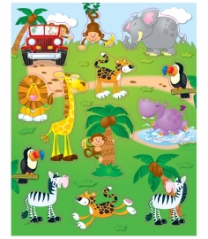 Jungle Safari - 13 stickers