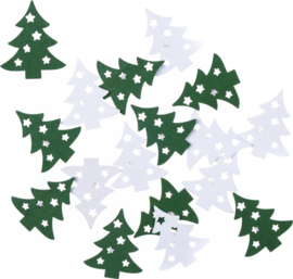 Kerstboom Stickers van Hout