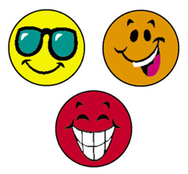 Happy Smiles - 100 autocollants