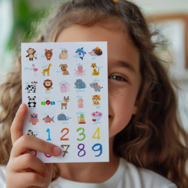 Leer het Alfabet met Stickers!
