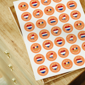 2 Grote Stickervellen Made in the Netherlands