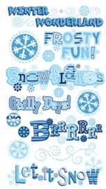 Winter Wonderland Stickers - 16 stickers