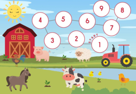 Beloningssysteem Boerderij - 5 Beloningskaarten - 105 Stickers & Plasdiploma