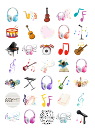 Muziek Stickers