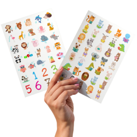 2 Grote Stickervellen - Letters Leren