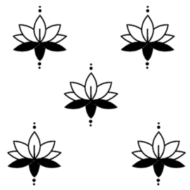 5 Plaktattoos Lotus