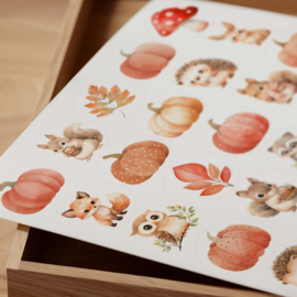 Herfst & Pompoenen Stickers