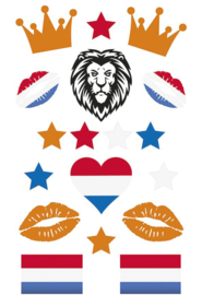 12 Holland Tattoos - Plak Tattoos Oranje