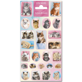 Stickervel Kittens - 24 Stickers