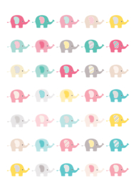 Olifantjes Stickers