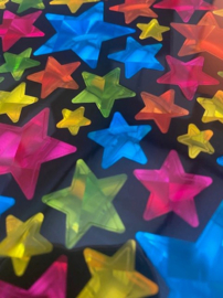 Holographische Sterne Aufkleber - Glänzende Sterne Aufkleber