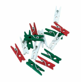 Mini Knijpers Kerst - Knijpertjes voor Kaarten