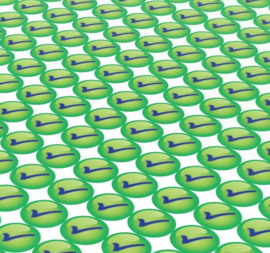 Groene Vinkjes Stickers - 3 Grote Stickervellen - 1104 Beloningsstickers