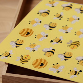Bienen Aufkleber - 48 Aufkleber