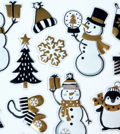 Autocollants Gel 3D Noël