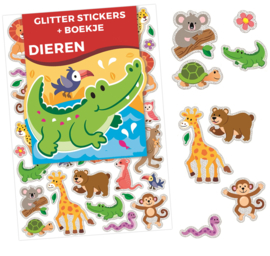 Stickervel Dieren + Boekje om de Stickers in te Plakken