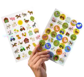 2 Grote Stickervellen Boerderij